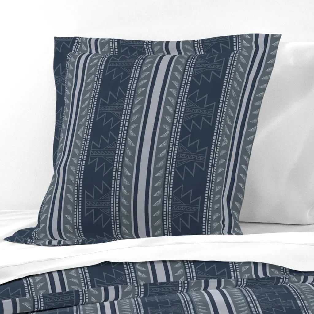 Canyon Echoes Euro Pillow Sham - Navy Blue product