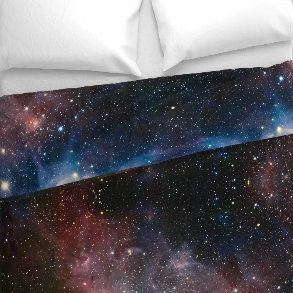 Carina Nebula Duvet Cover - Purple alternate view