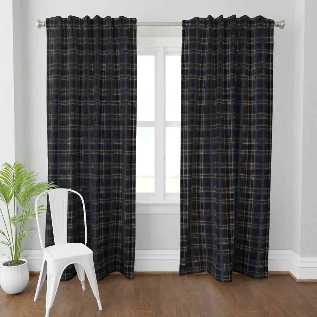Carlton Curtain Panel - Navy Blue product