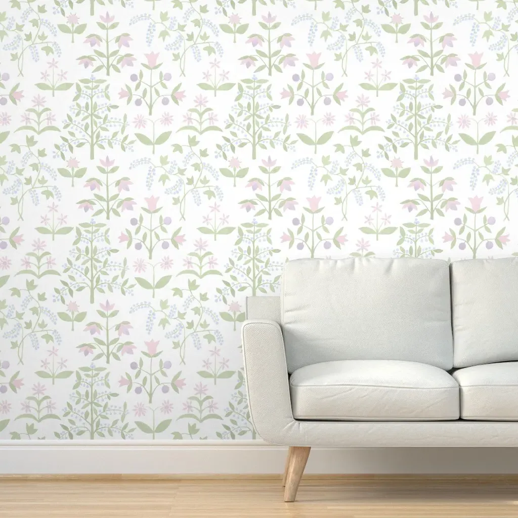 Caroline Blythe Peel and Stick Wallpaper - Light Green product