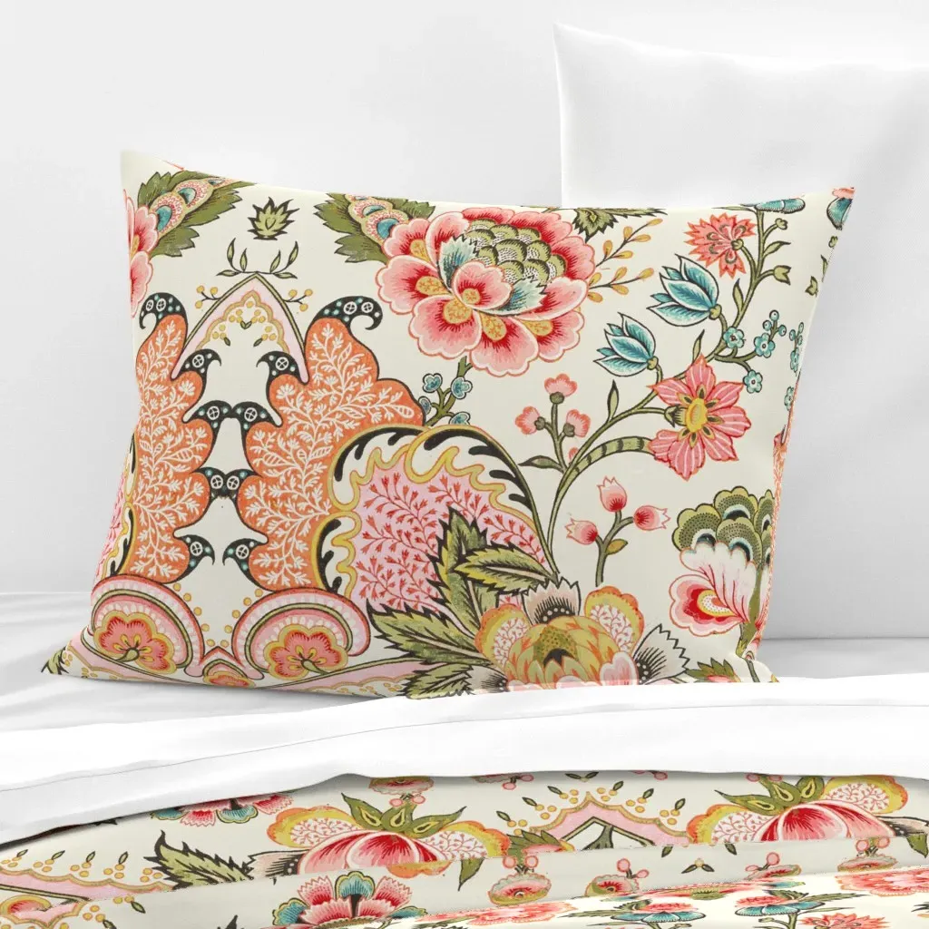 Cassidy Standard Knife Edge Cushion Cover - Pink, Cotton Sateen product