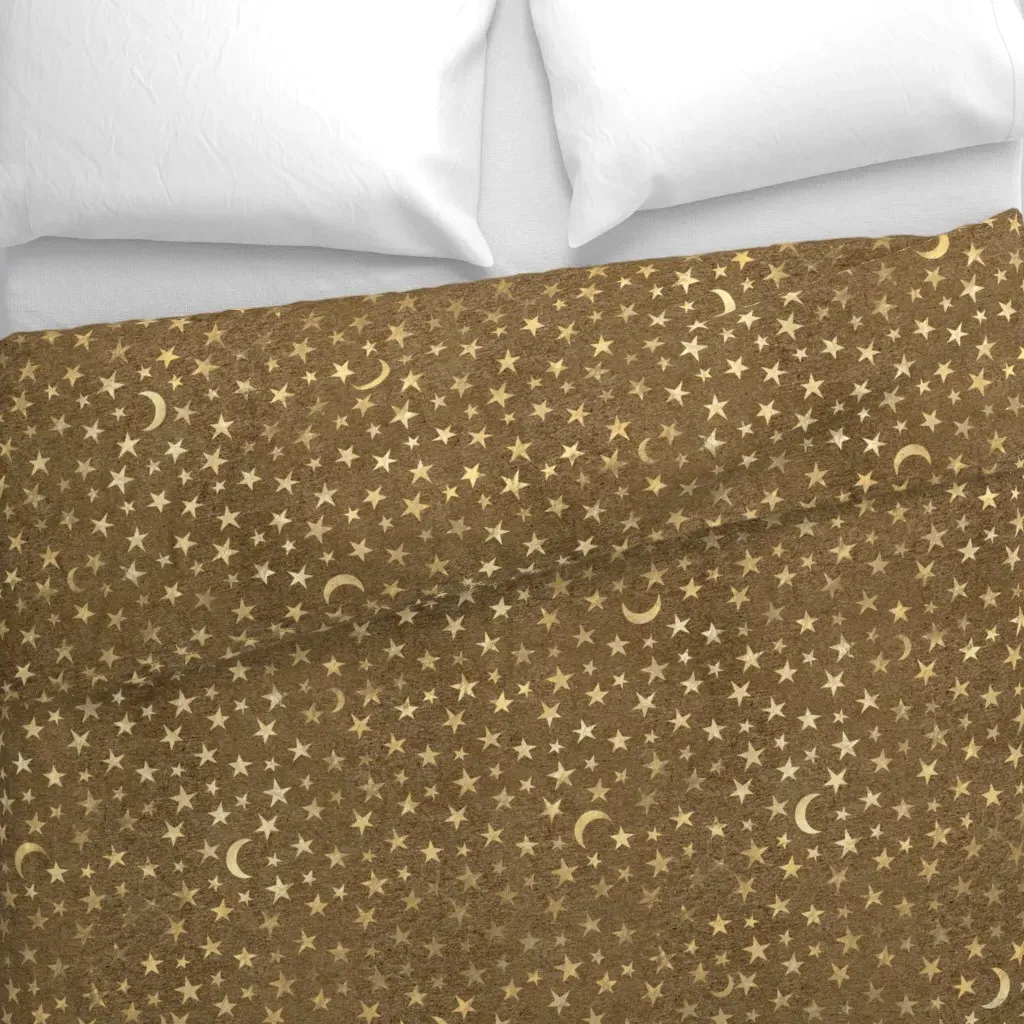 Celestial Duvet Cover - Gold alternate view
