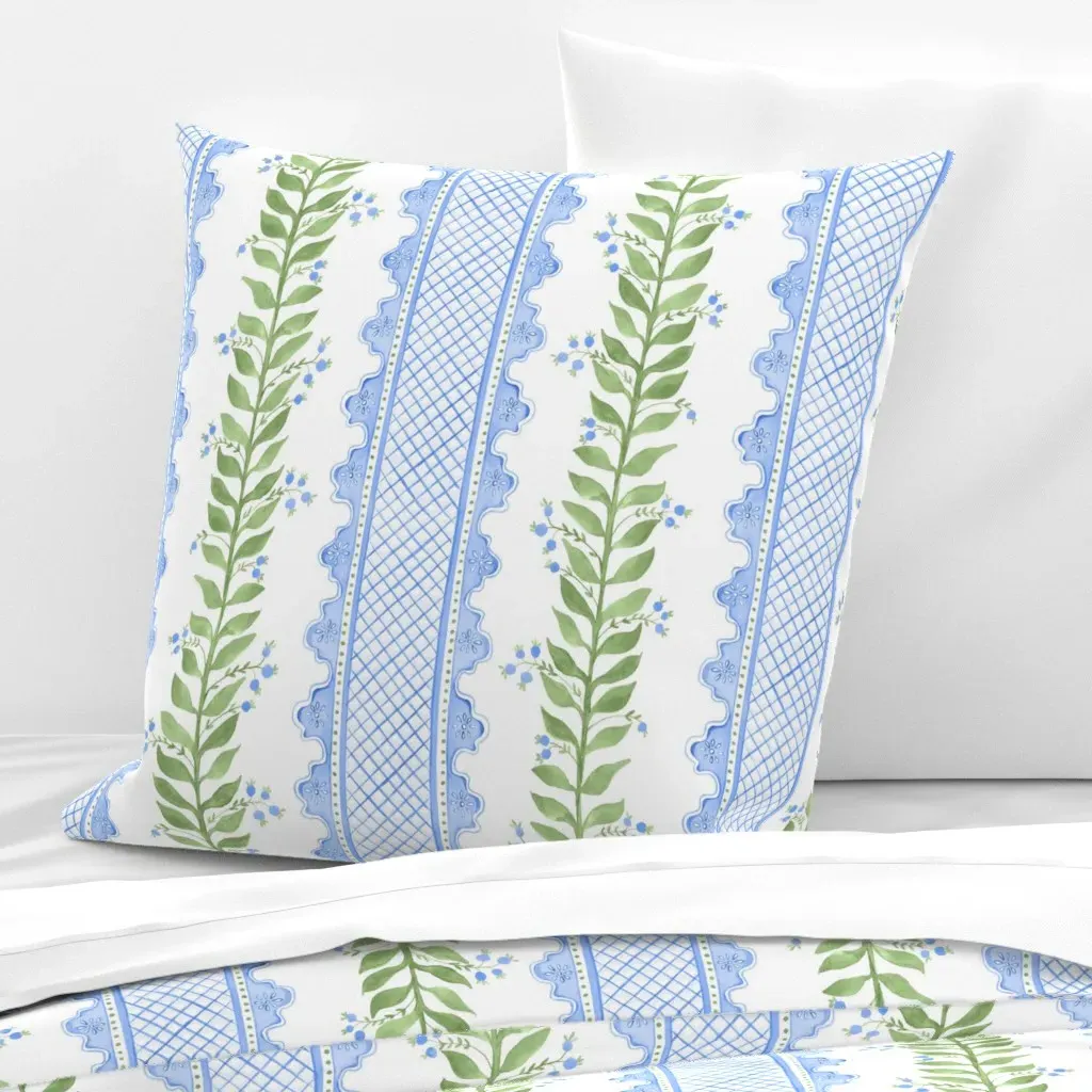 Celia Euro Pillow Sham - Light Blue product
