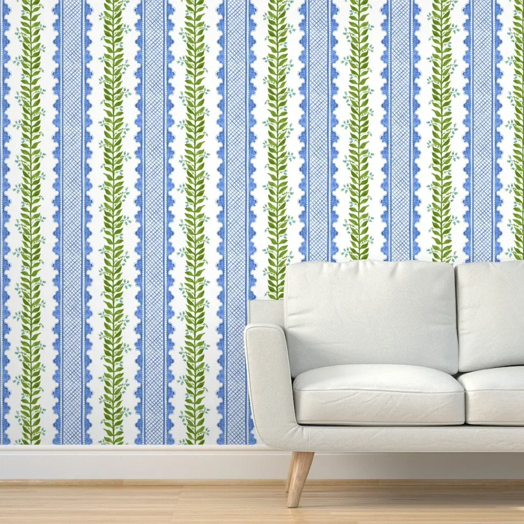 Celia Peel and Stick Wallpaper - Green, Teal product
