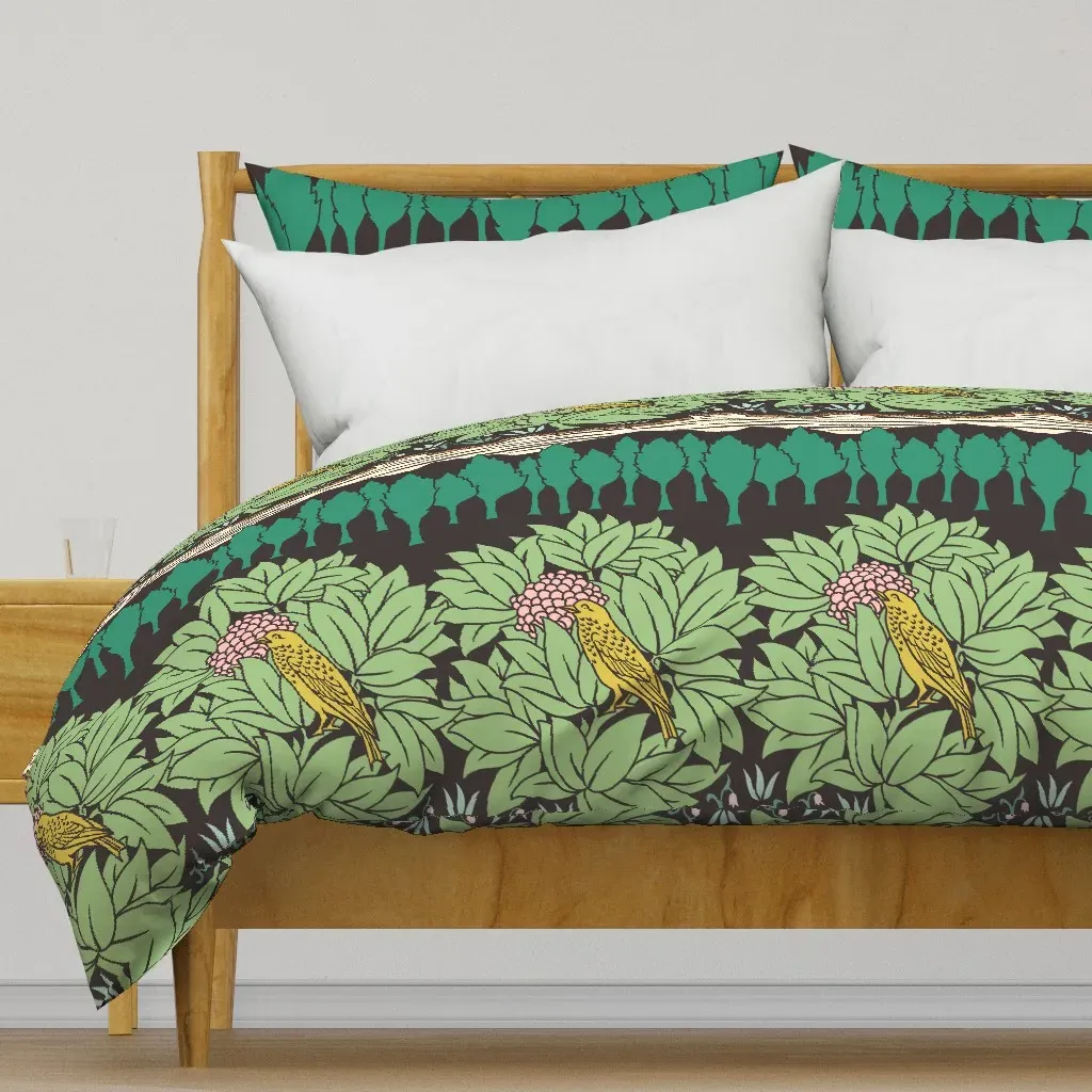 Cfa Voysey Pattern Of A Bird Duvet Cover product