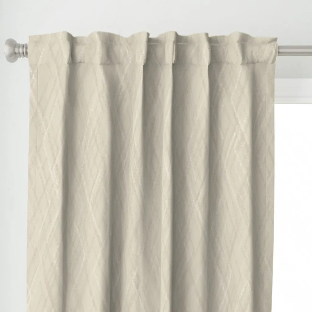 Ch 5 (2) Spoon Curtain Panel - Beige alternate view