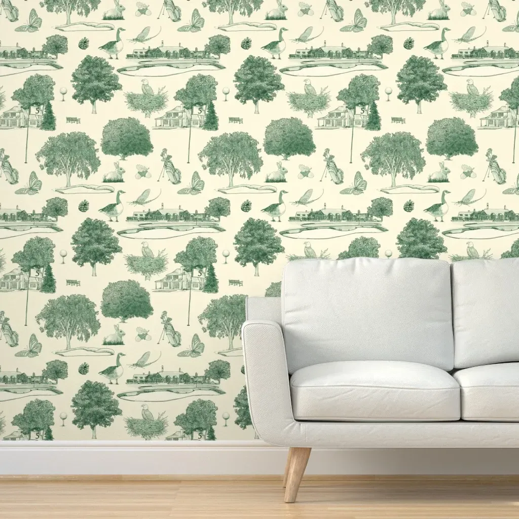 Chalfonte Peel and Stick Wallpaper - Green product