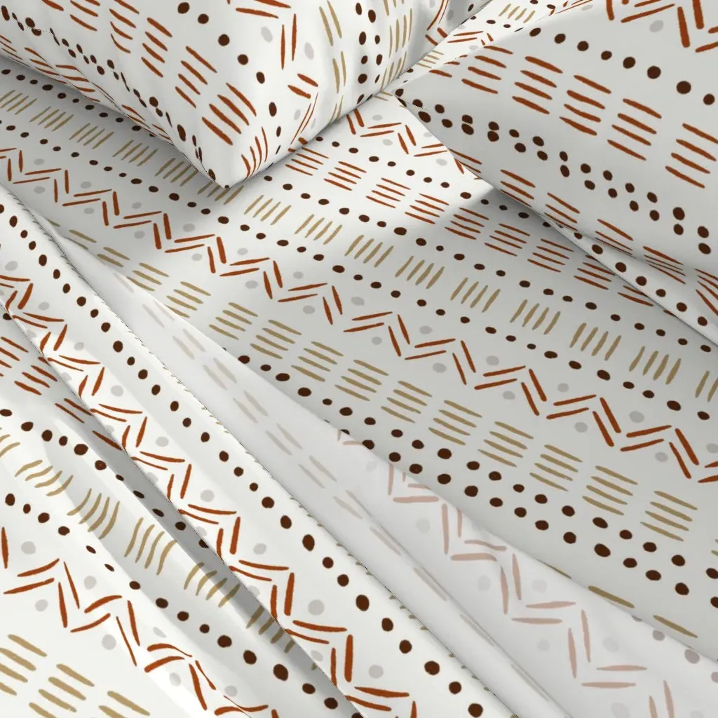 Charlene Full Sheet Set - Brown alternate view