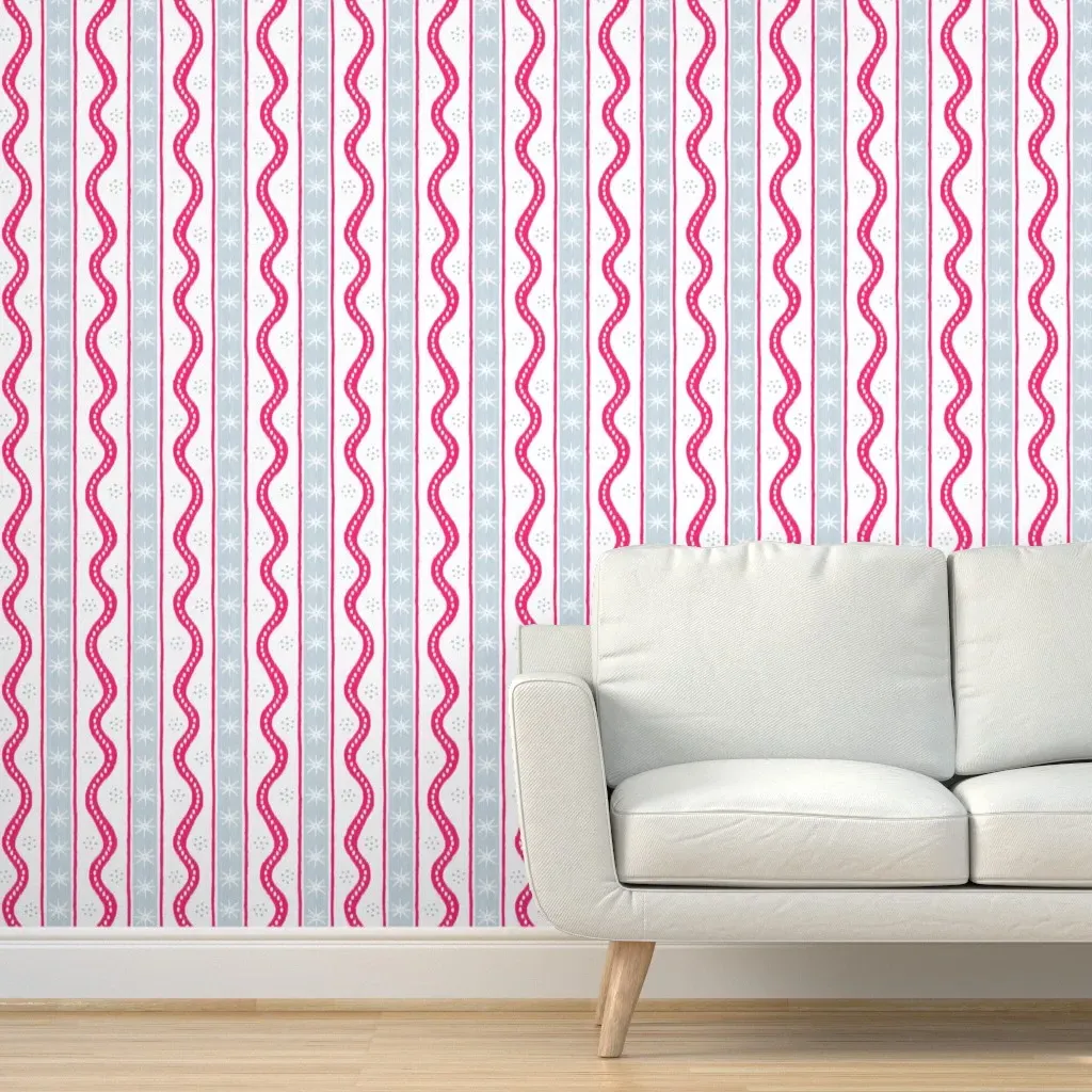 Charlie Peel and Stick Wallpaper - Pink product