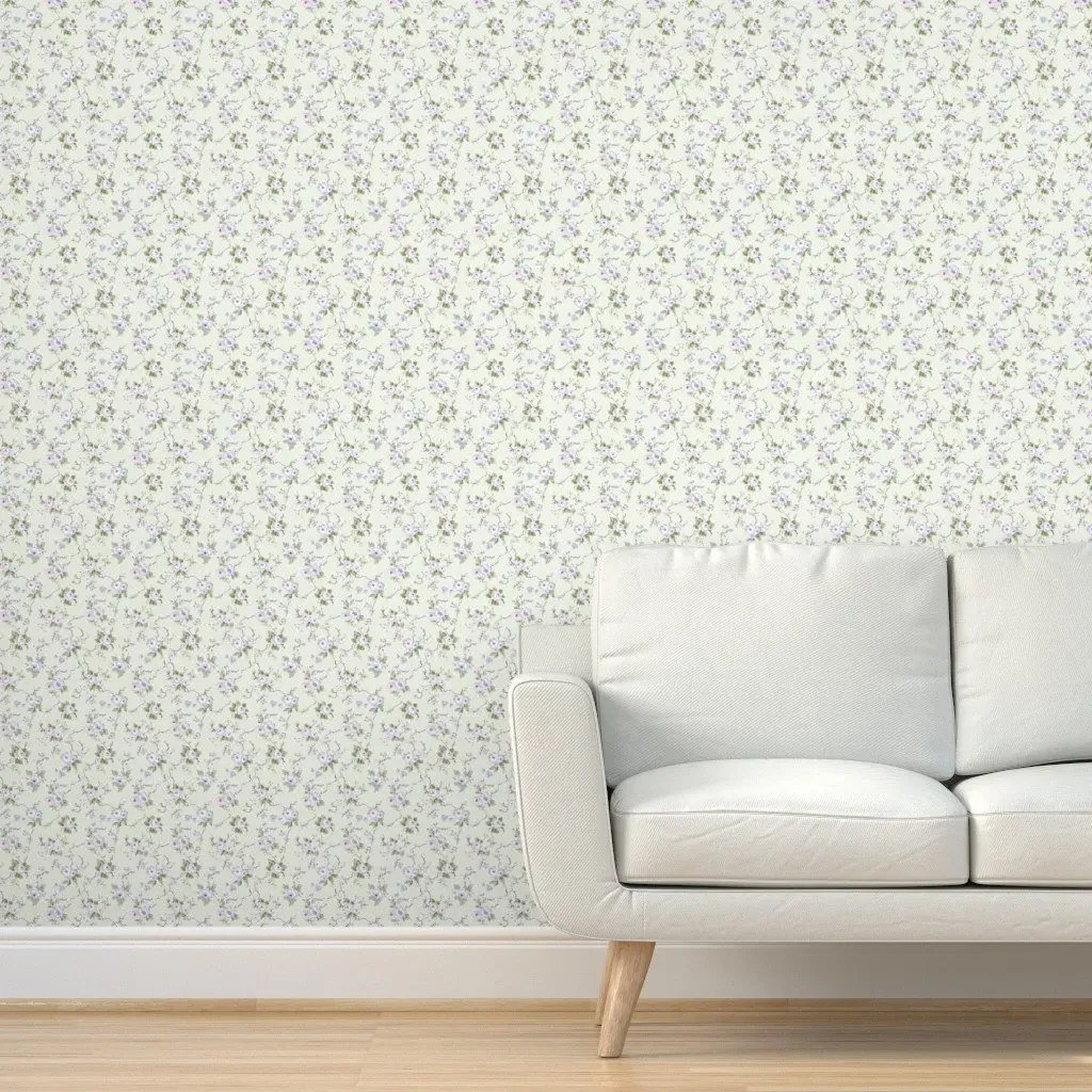 Charlotte Floral Peel and Stick Wallpaper - Lavender product
