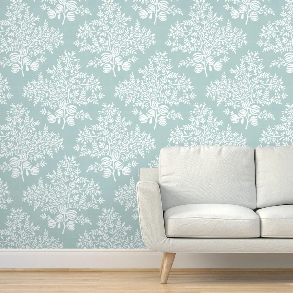 Charlotte Robins Egg Peel and Stick Wallpaper - White product