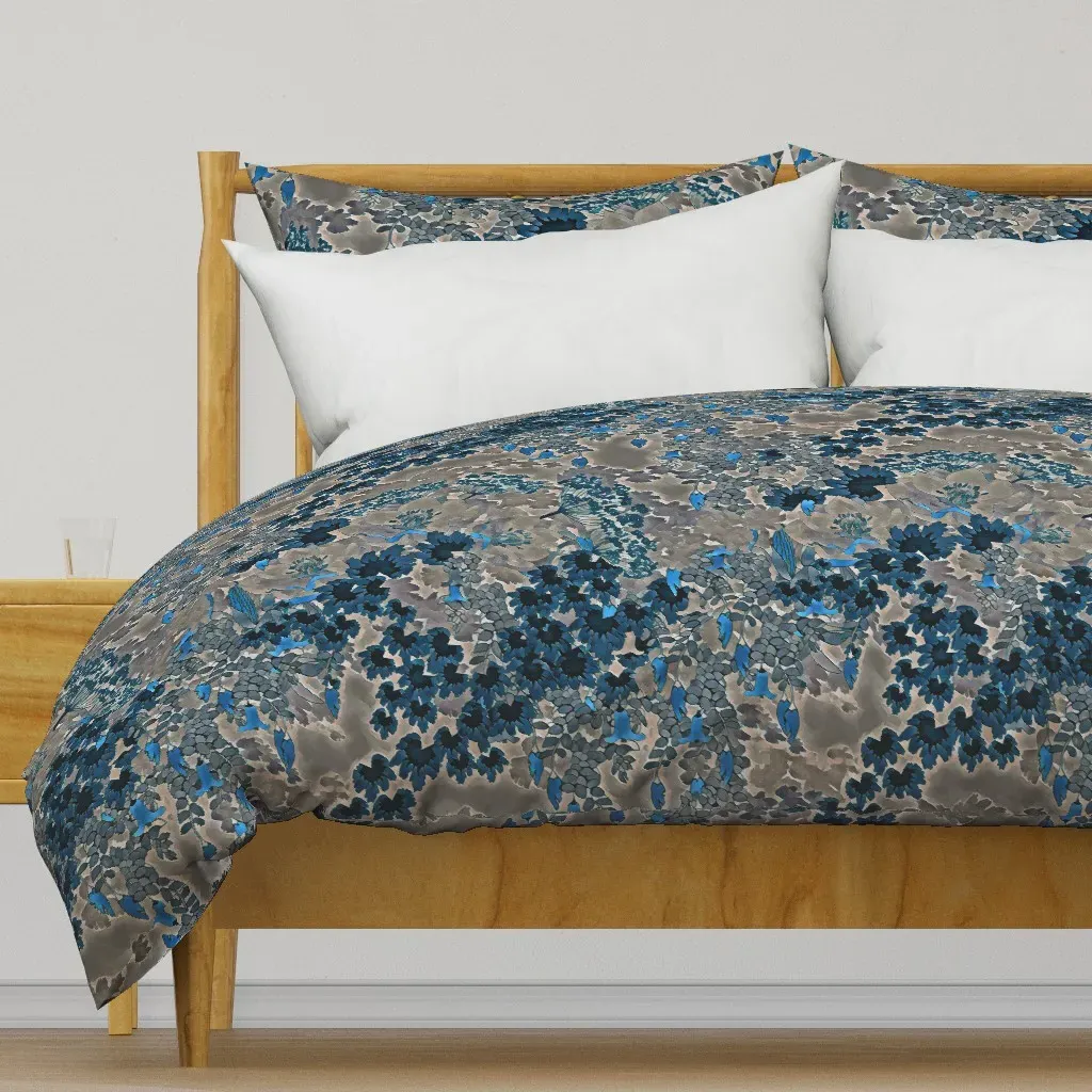 Charlotte's Garden Duvet Cover - Indigo product