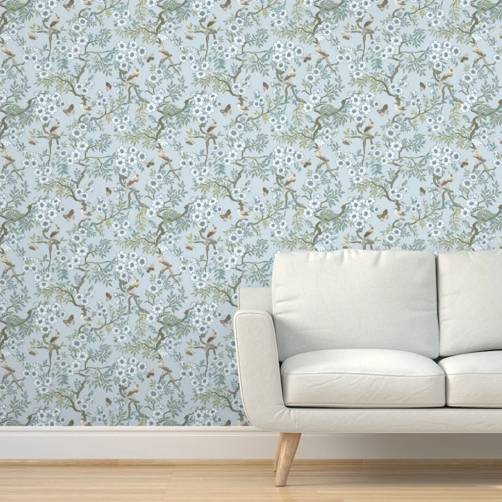 Chatterbranch Bm Sheer Bliss Peel and Stick Wallpaper - White product