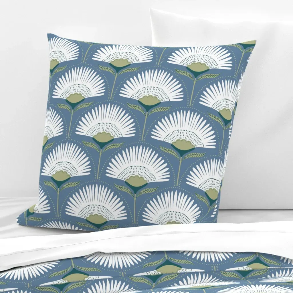 Chbremer Aara Palm Medium Euro Pillow Sham - White product