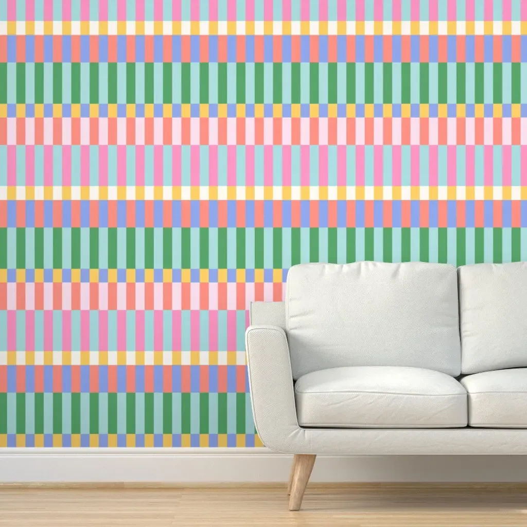 Checkered Peel and Stick Wallpaper - Pink product