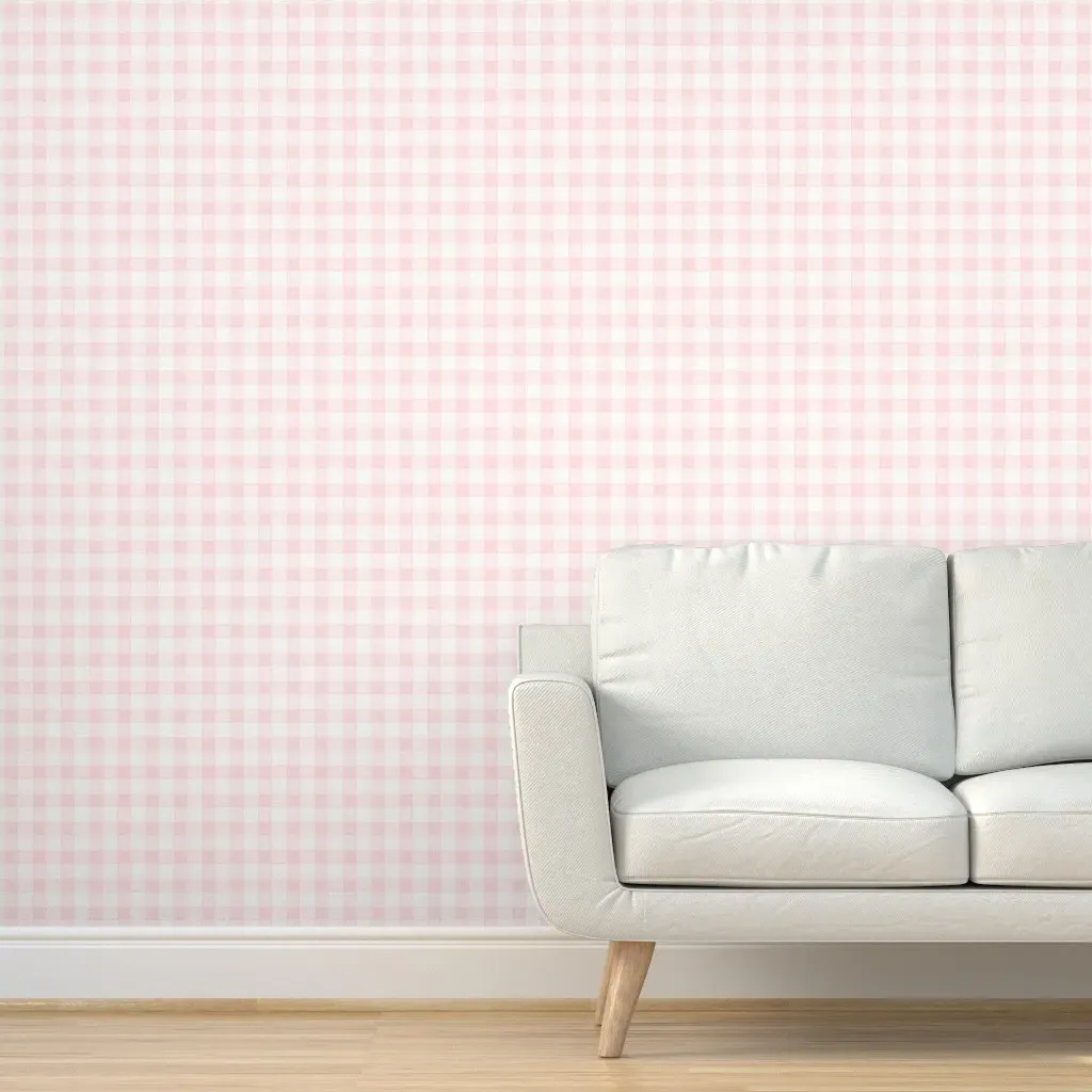 Cheerful Checks Peel and Stick Wallpaper - Pink product