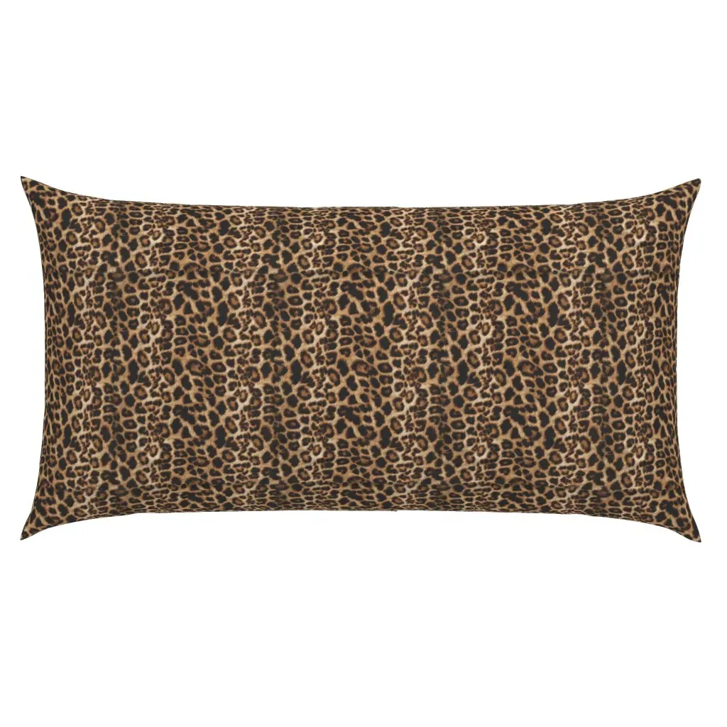 Cheetah Leopard King Pillow Sham - Brown, Velvet product