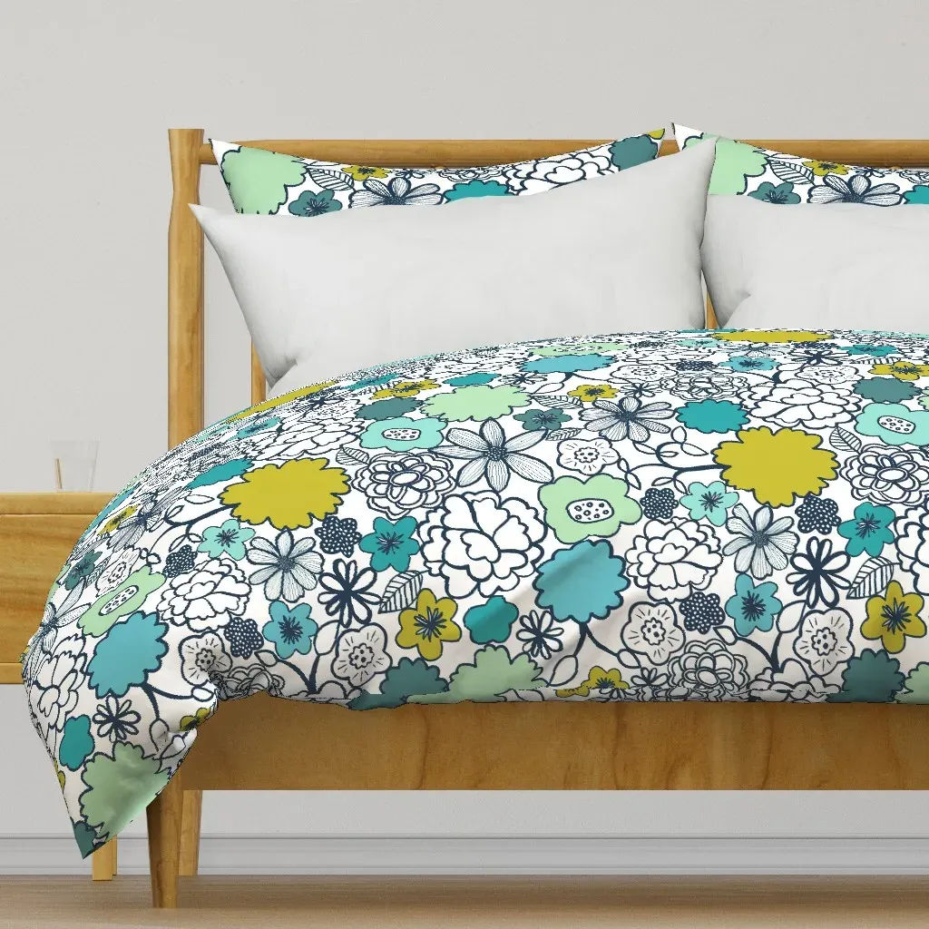 Chelsea Blues Duvet Cover - Teal product