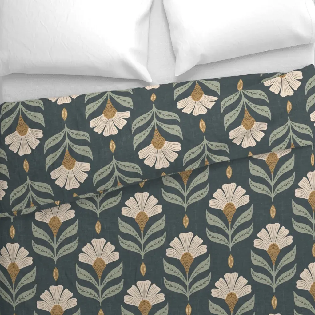 Chiara Custom Colorway Duvet Cover - Beige alternate view