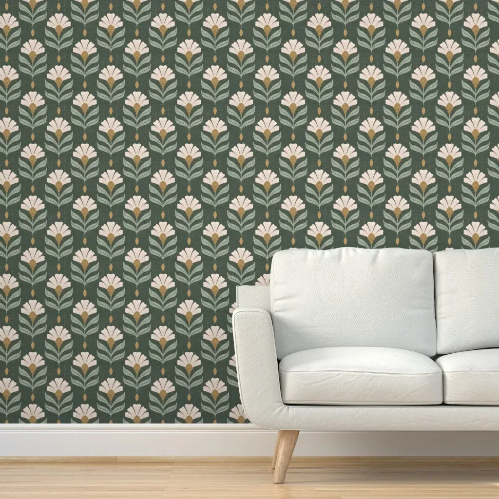 Chiara Small Peel and Stick Wallpaper - Dusty Rose product