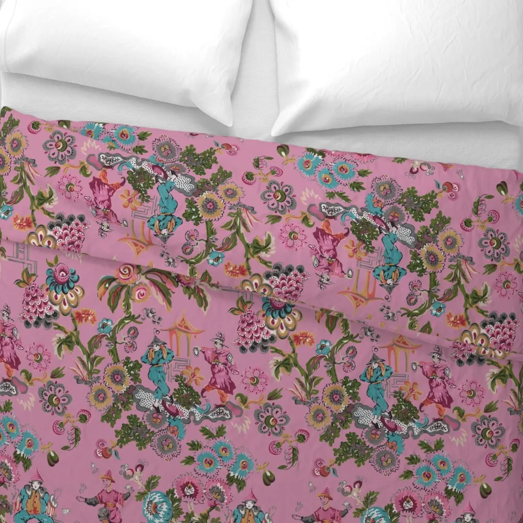 Chinois Circus Duvet Cover - Pink alternate view