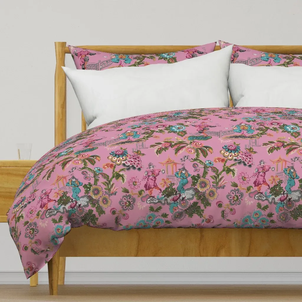 Chinois Circus Duvet Cover - Pink product