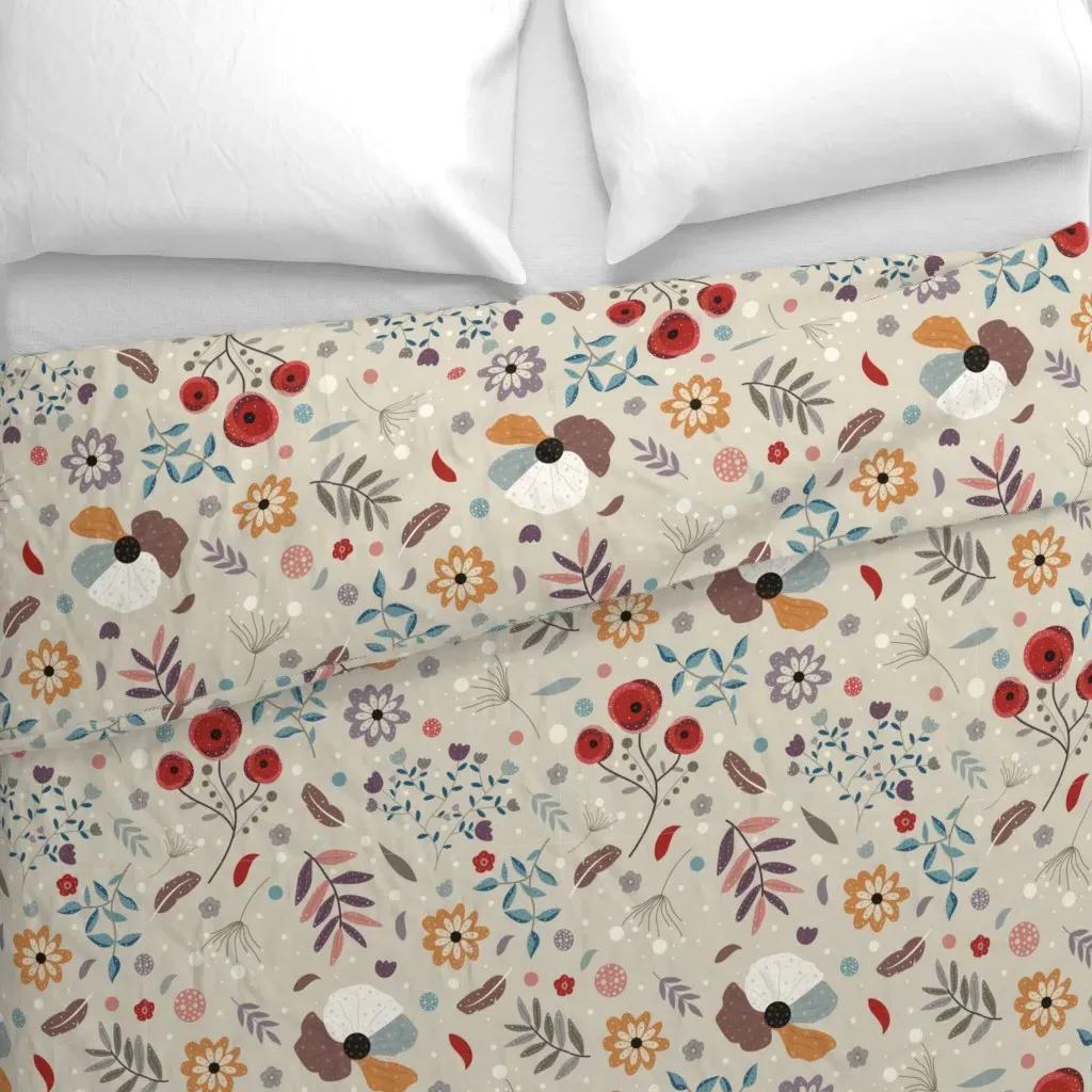 Chinoiserie Duvet Cover - Beige alternate view