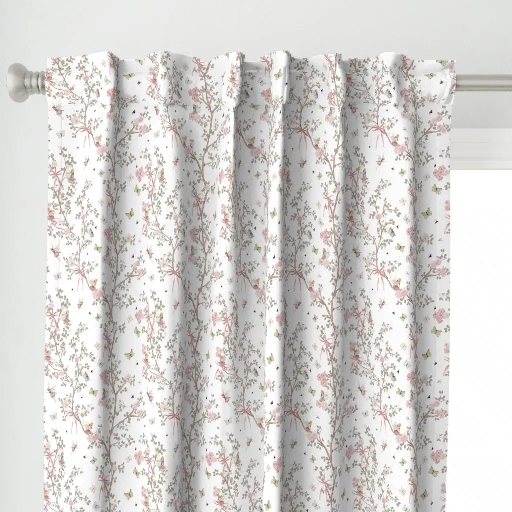 Chinoiserie Fairy Garden Curtain Panel alternate view