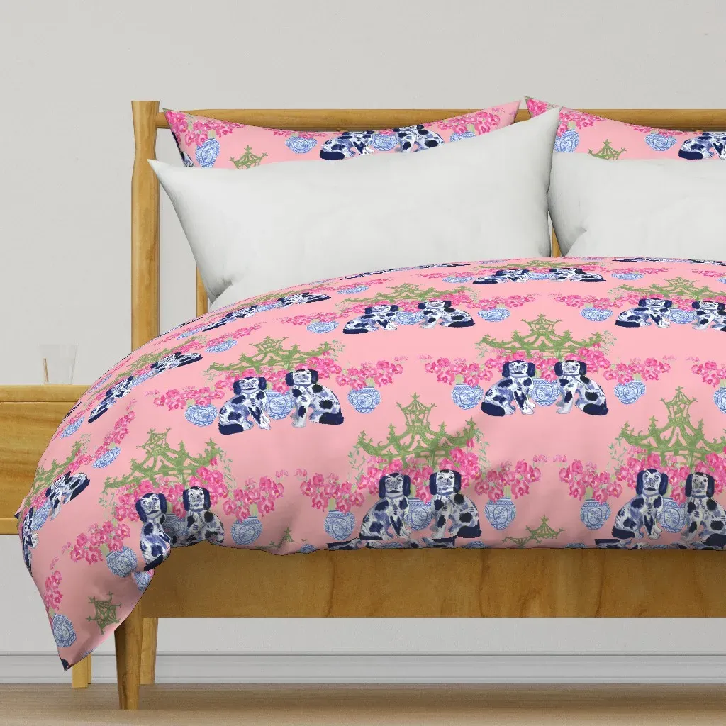 Chinoiserie Staffordshire Duvet Cover - Pink product