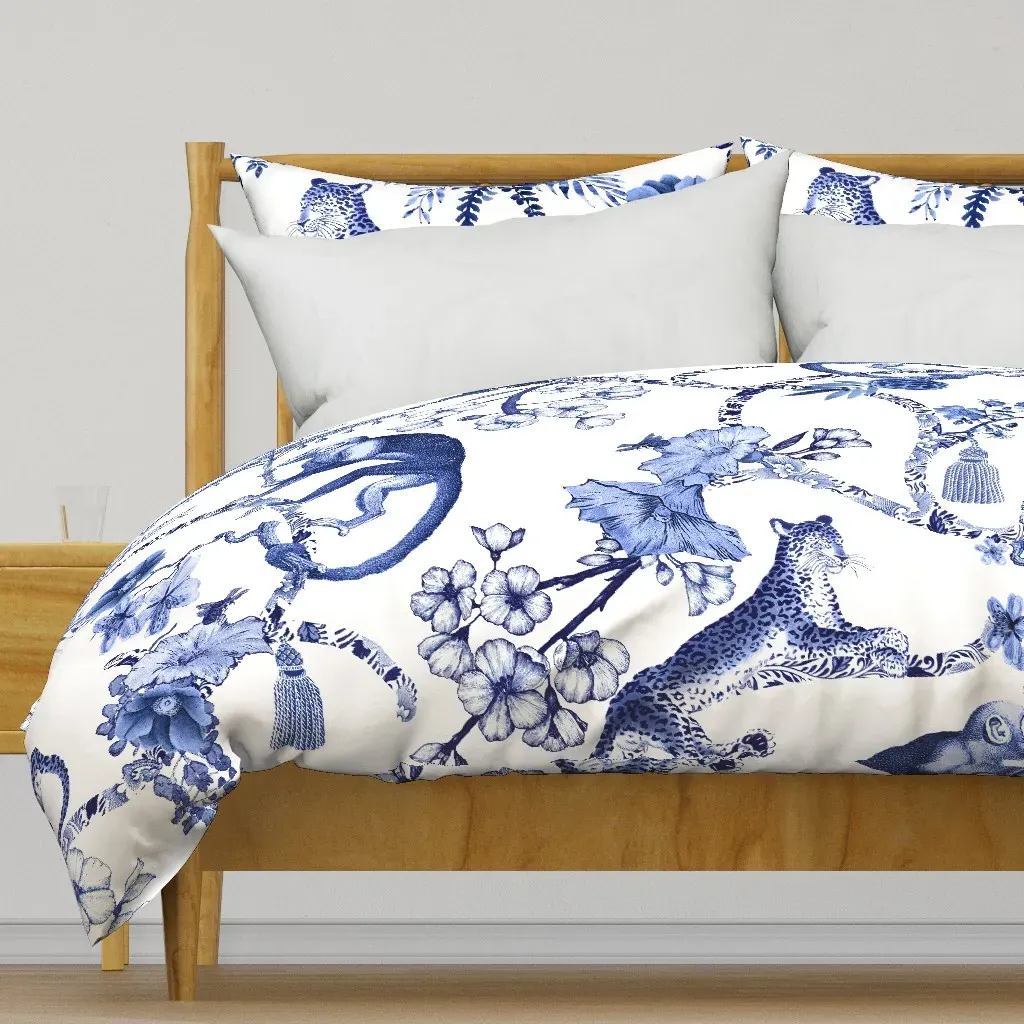Chinoiserie Whimsy Duvet Cover - Blue product