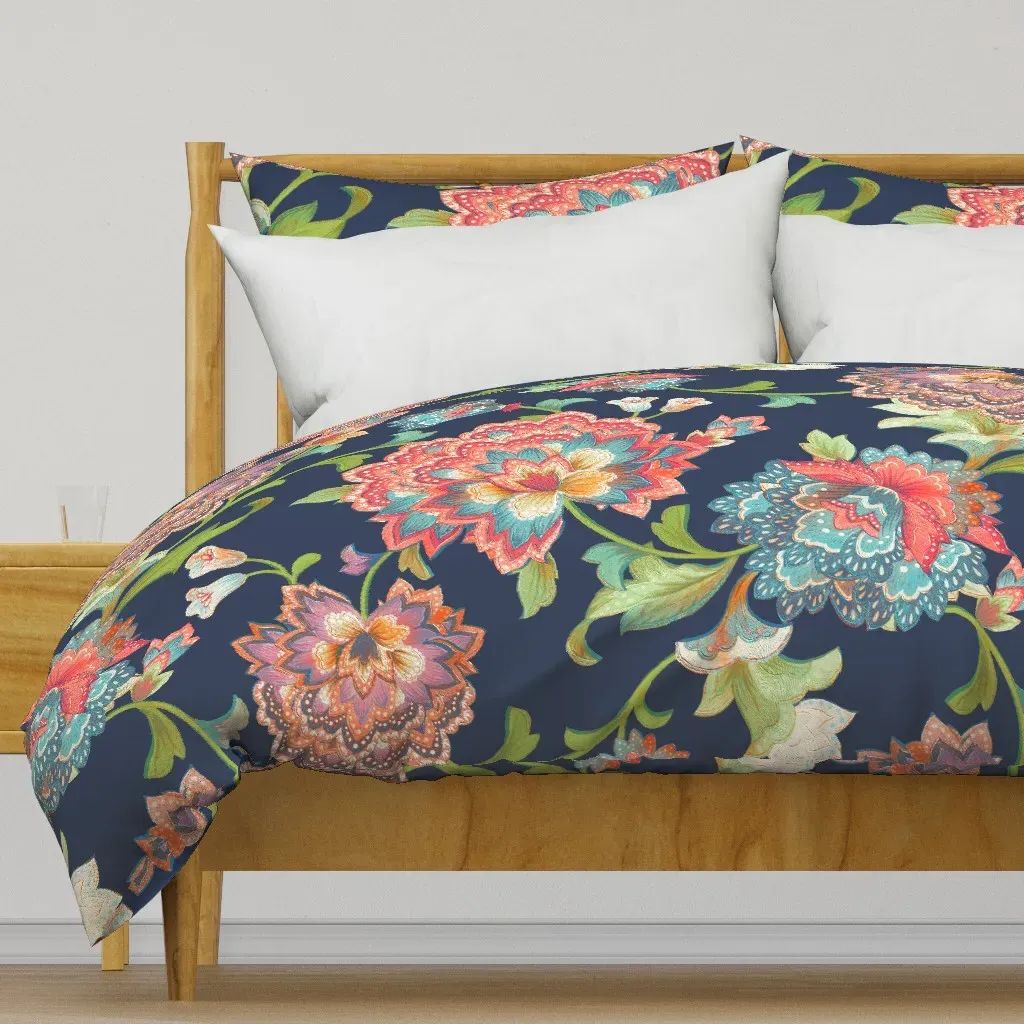 Chintz Duvet Cover - Coral Pink product