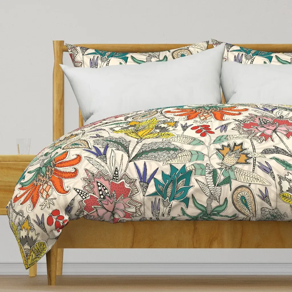 Chintz Lady Extra Large Duvet Cover - Orange product