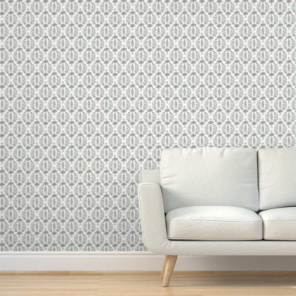 Chloe Vertical Shades Peel and Stick Wallpaper - Dusty Rose product