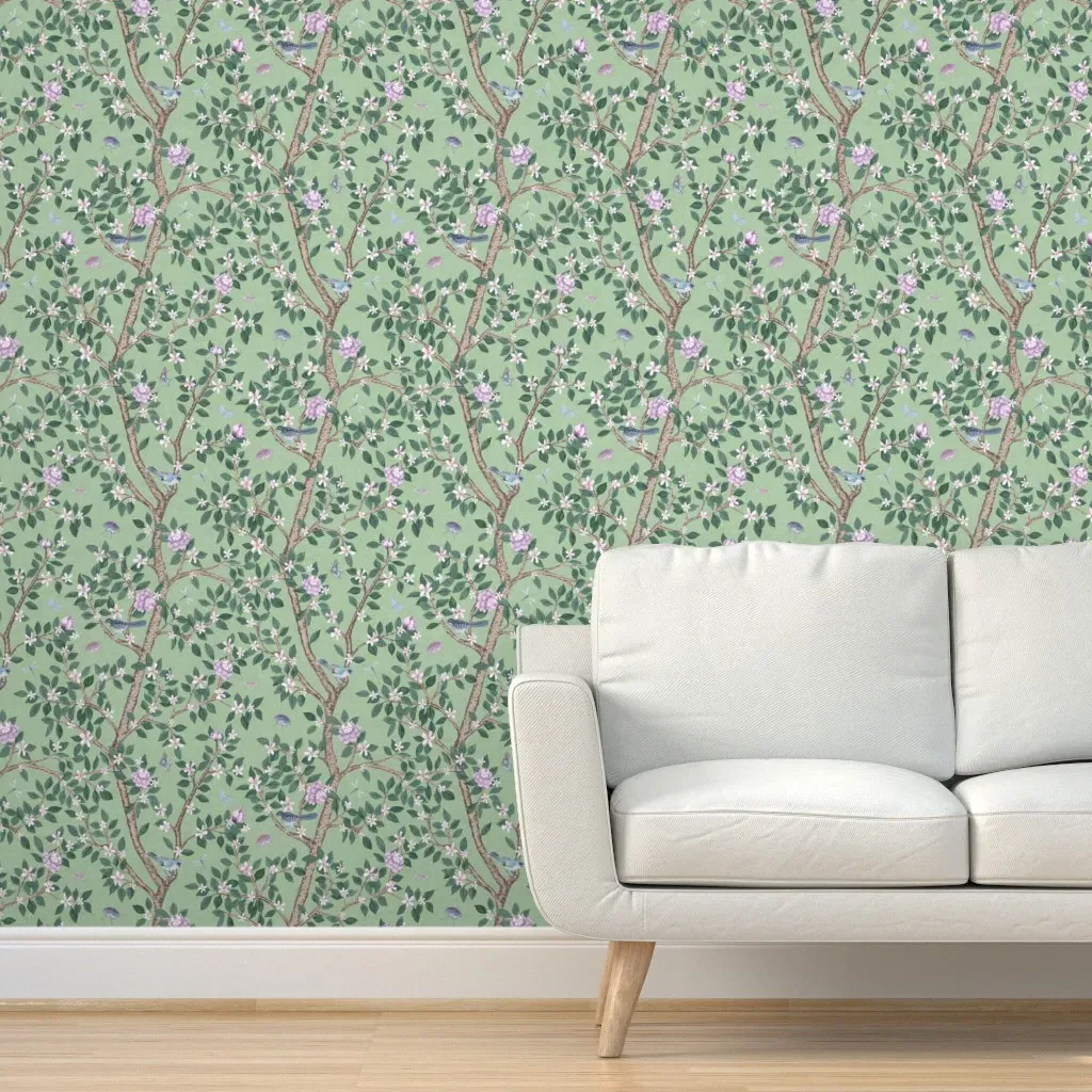Christina Elsie Garden Peel and Stick Wallpaper - Green product
