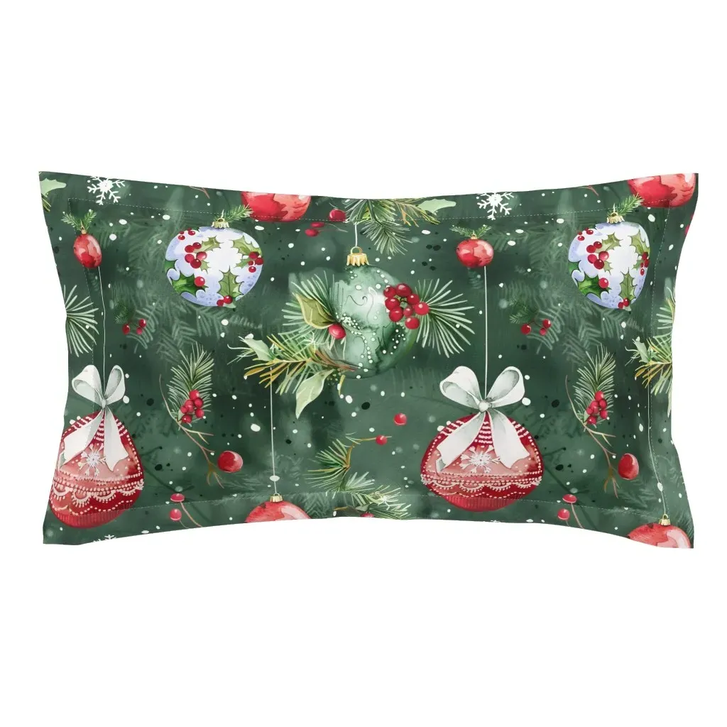 Christmas 4 King Pillow Sham - Red product
