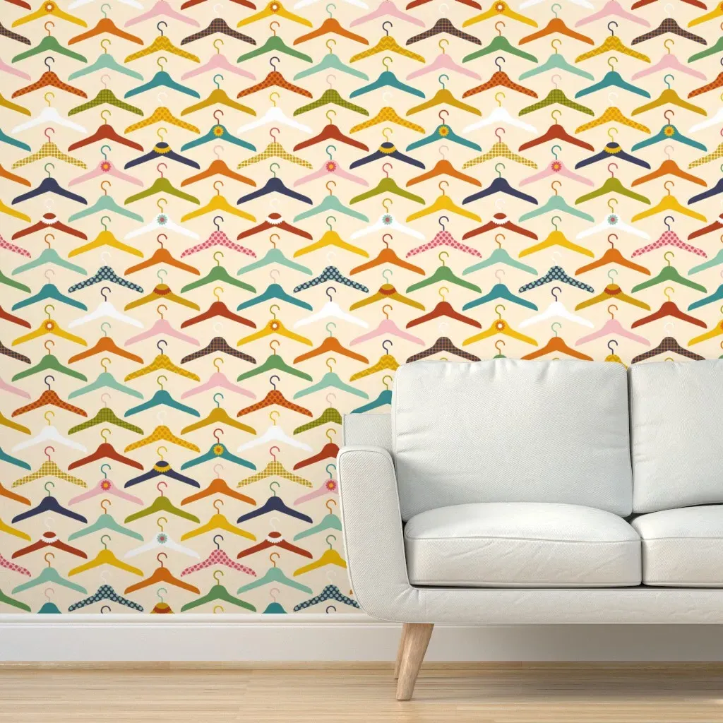 Chromatic Closet Delight Peel and Stick Wallpaper - Beige product