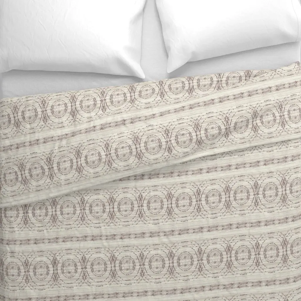 Cinnamon Slate Duvet Cover - Beige alternate view