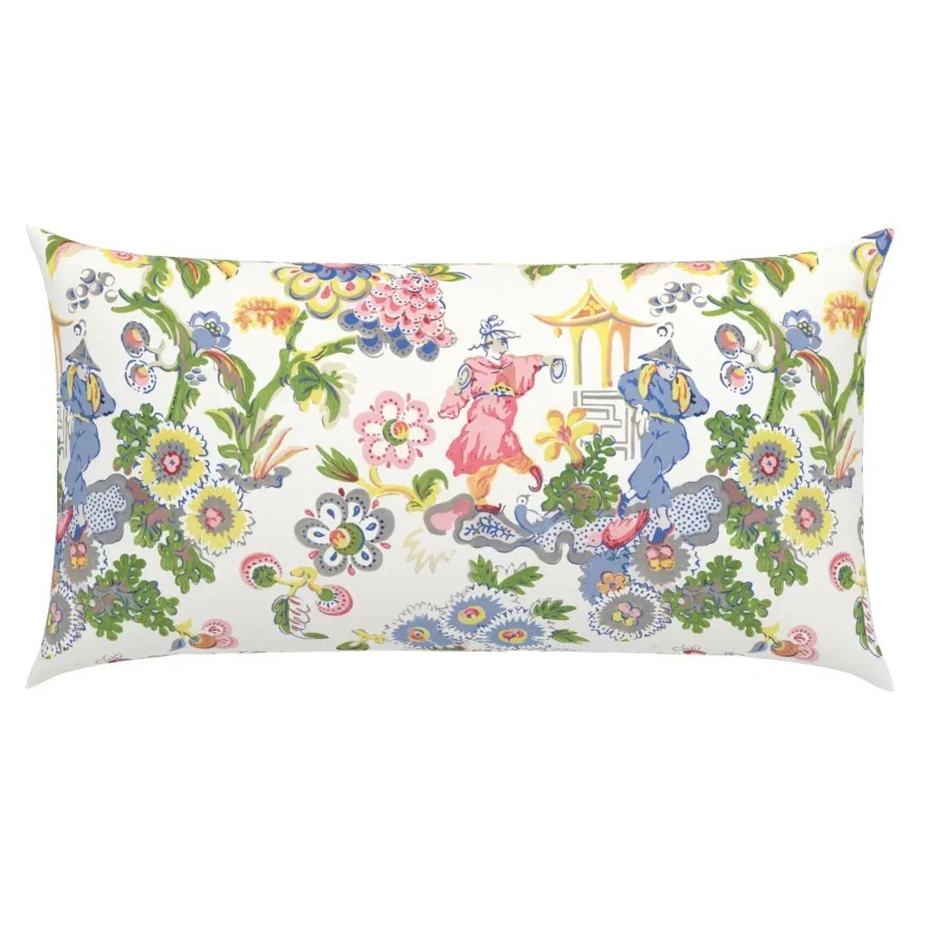 Circus In Cathay Caroline King Pillow Sham - Pink product