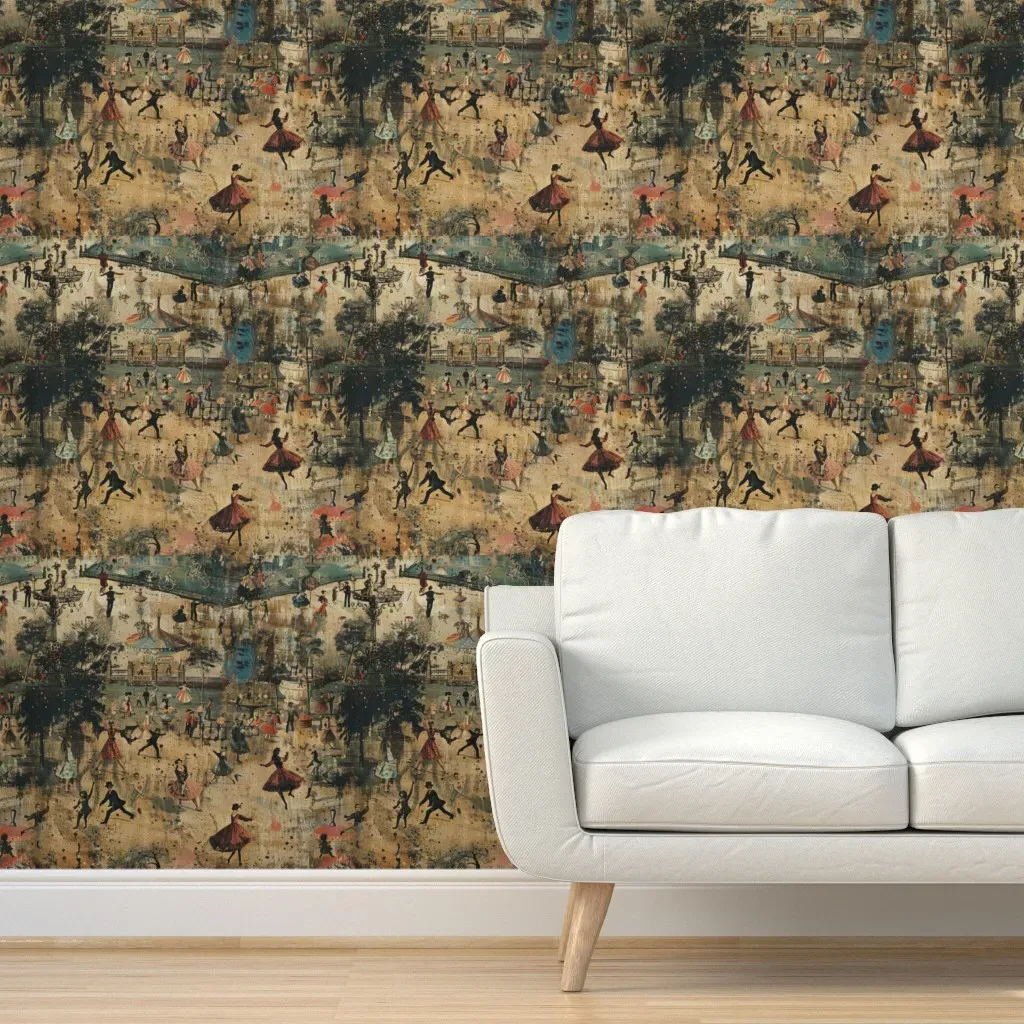 Circus Inspired-25 Peel and Stick Wallpaper - Beige product