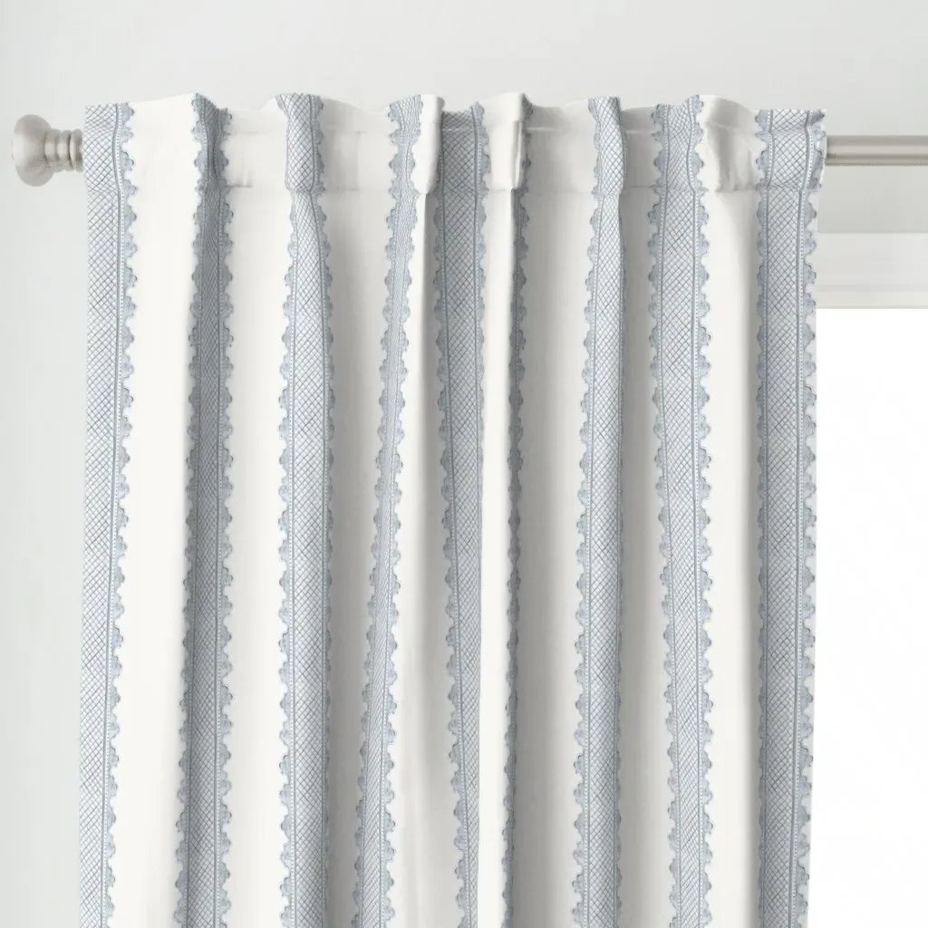 Clarabelle Curtain Panel - Light Grey alternate view