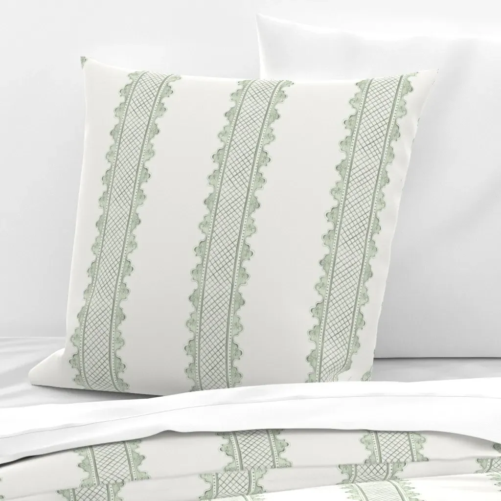 Clarabelle Euro Pillow Sham - Sage Green product