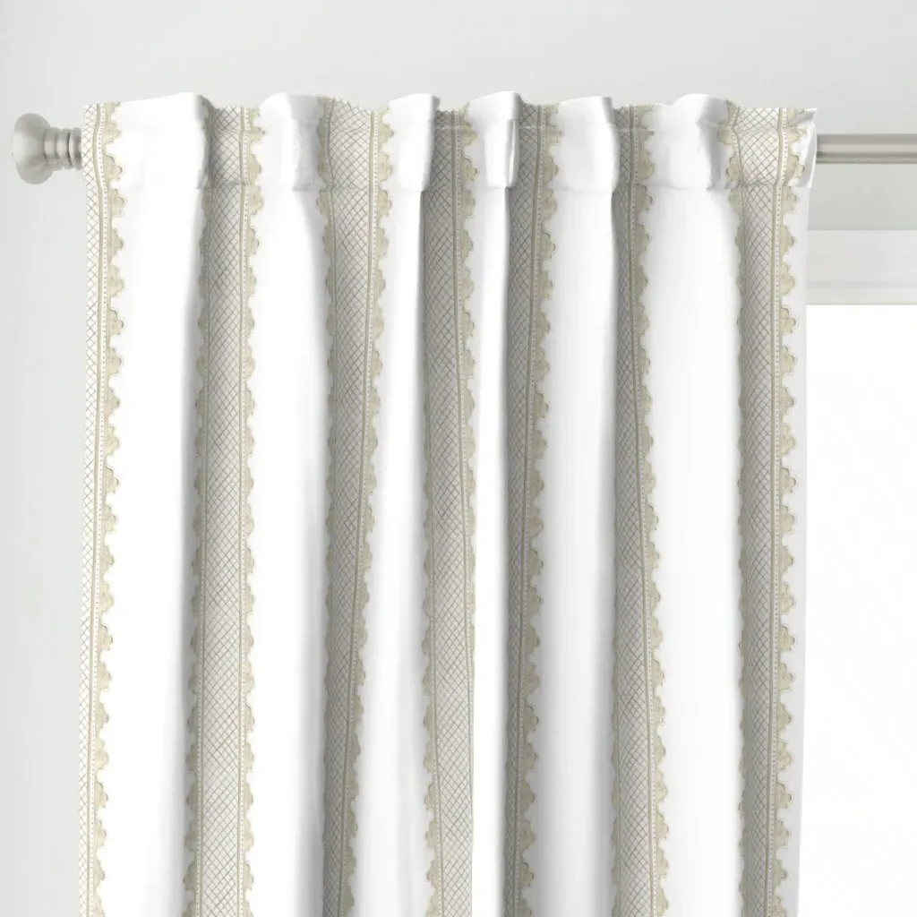 Clarabelle Manchester Curtain Panel - Beige alternate view