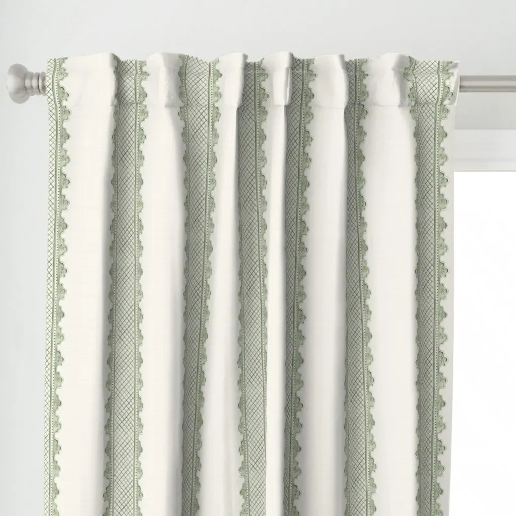 Clarabelle Sherwood Curtain Panel - Sage Green alternate view