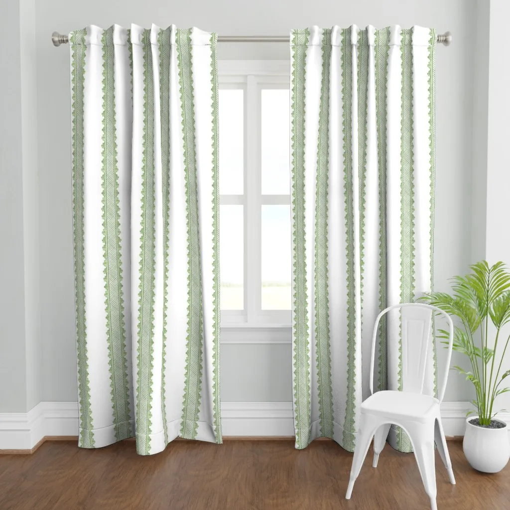 Clarabelle Spring Curtain Panel - Sage Green product