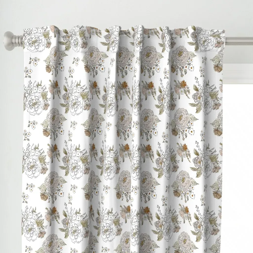 Clarissa Jane Curtain Panel - Off-White alternate view