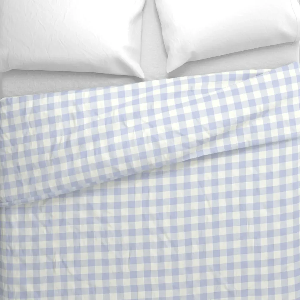 Classic Gingham Duvet Cover - Baby Blue alternate view