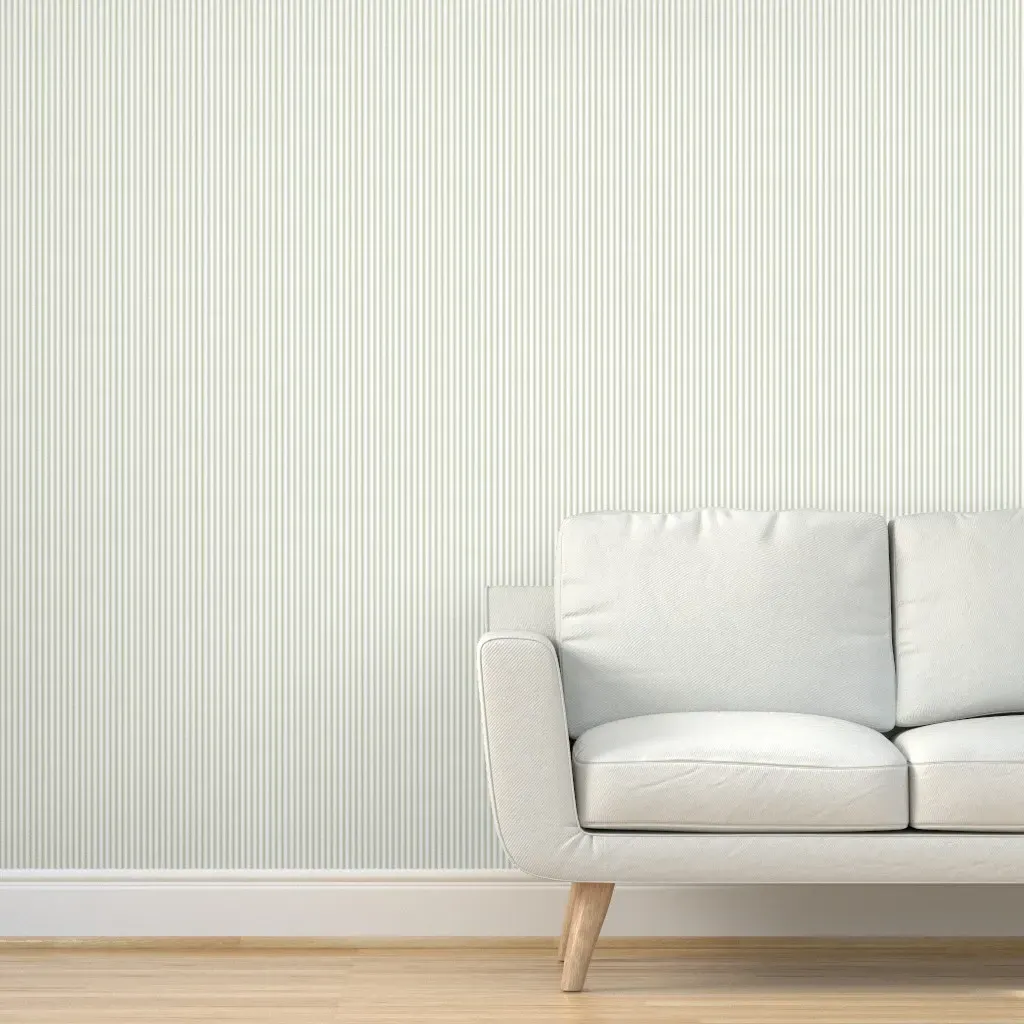 Classic Ticking Peel and Stick Wallpaper - Olive Drab product