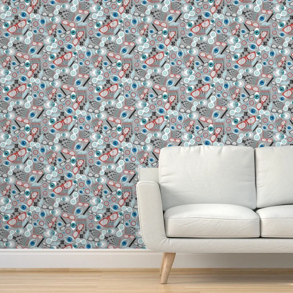 Clear Vision Peel and Stick Removable Wallpaper - Grey product