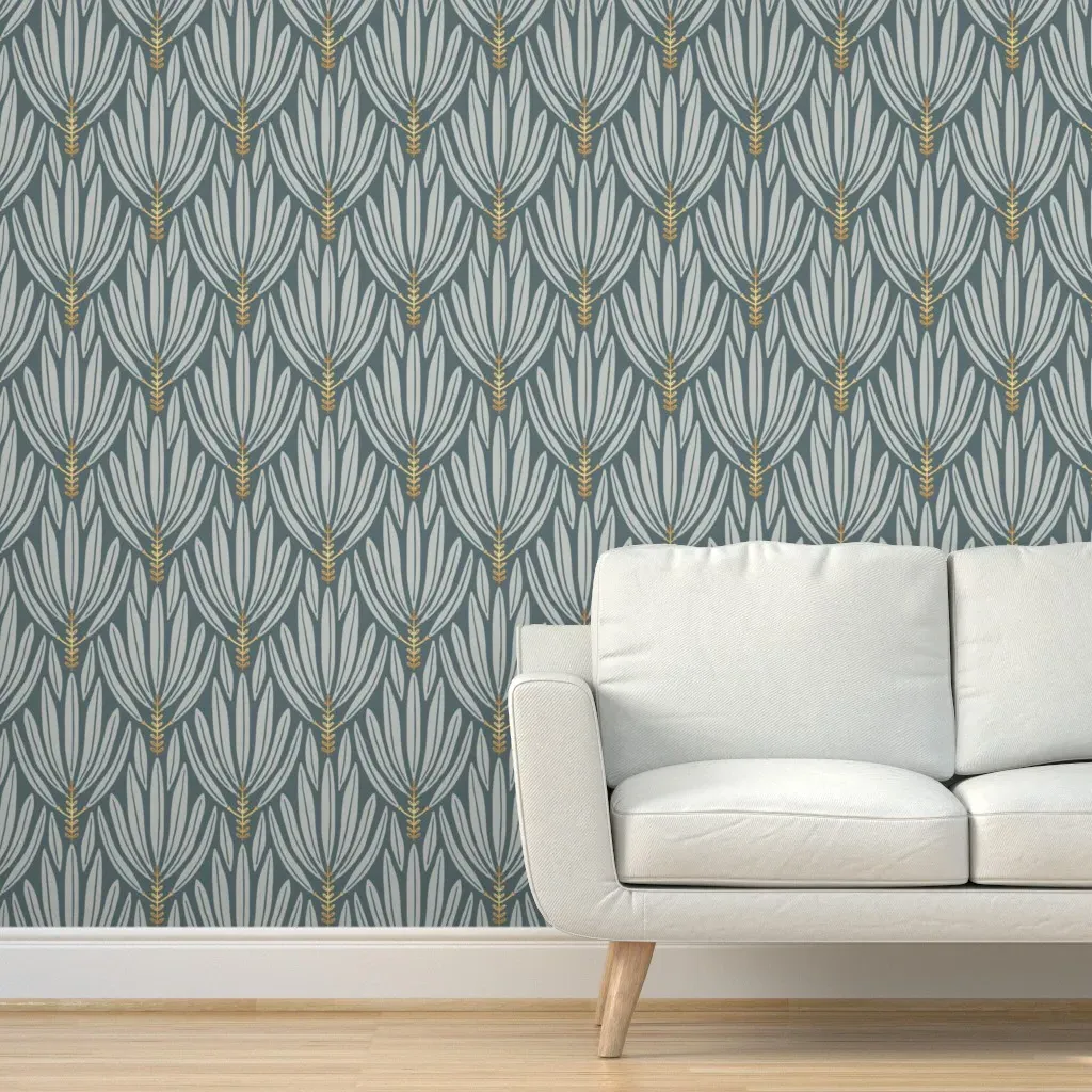 Cleopatra Peel and Stick Wallpaper - Gray product