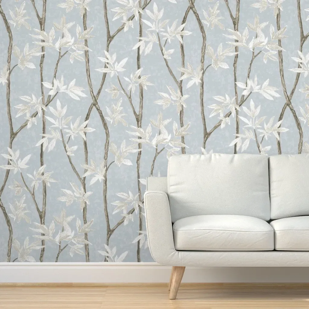 Climbing Branches Peel and Stick Wallpaper - Light Beige product